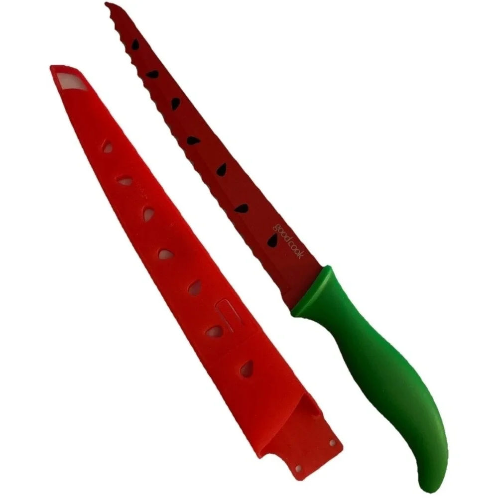 Good Cook Brand  14'' Knife With Sheaf Cut Fruits Vegetables Bread Watermelon‎